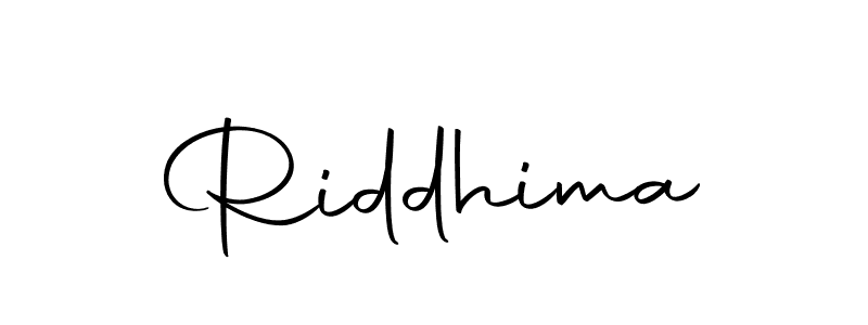 Also we have Riddhima name is the best signature style. Create professional handwritten signature collection using Autography-DOLnW autograph style. Riddhima signature style 10 images and pictures png