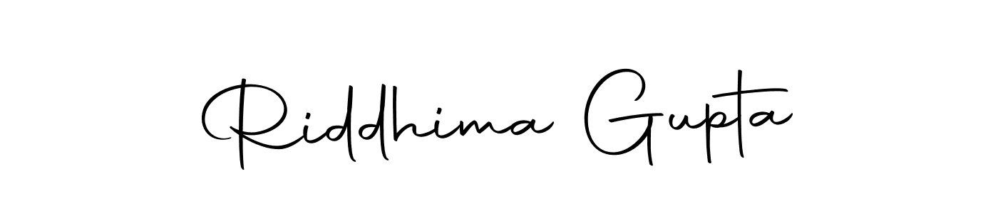 You should practise on your own different ways (Autography-DOLnW) to write your name (Riddhima Gupta) in signature. don't let someone else do it for you. Riddhima Gupta signature style 10 images and pictures png