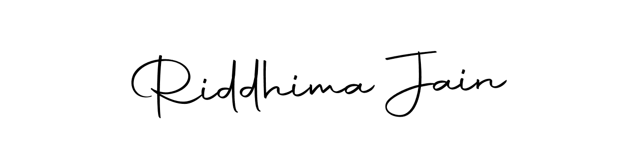 Make a beautiful signature design for name Riddhima Jain. Use this online signature maker to create a handwritten signature for free. Riddhima Jain signature style 10 images and pictures png