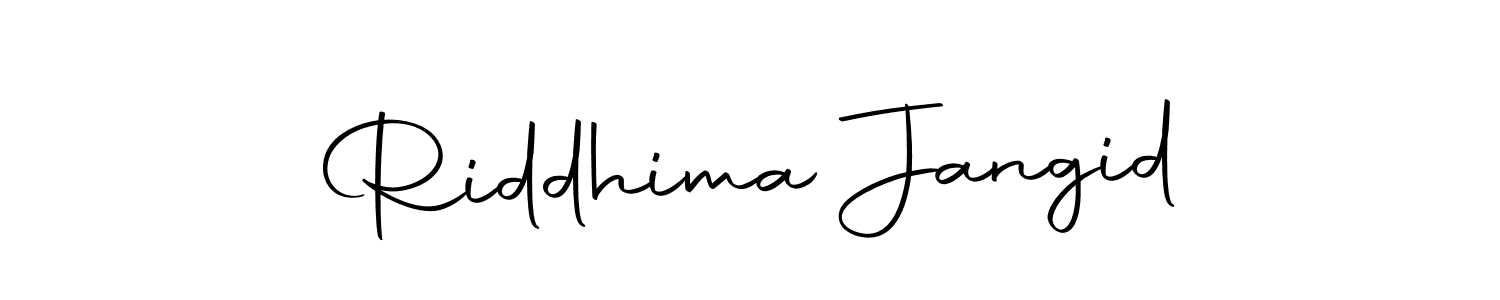 You can use this online signature creator to create a handwritten signature for the name Riddhima Jangid. This is the best online autograph maker. Riddhima Jangid signature style 10 images and pictures png