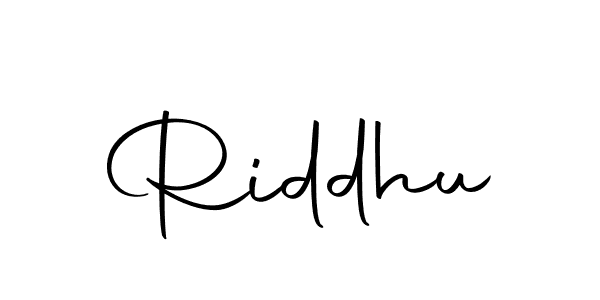 Make a beautiful signature design for name Riddhu. Use this online signature maker to create a handwritten signature for free. Riddhu signature style 10 images and pictures png