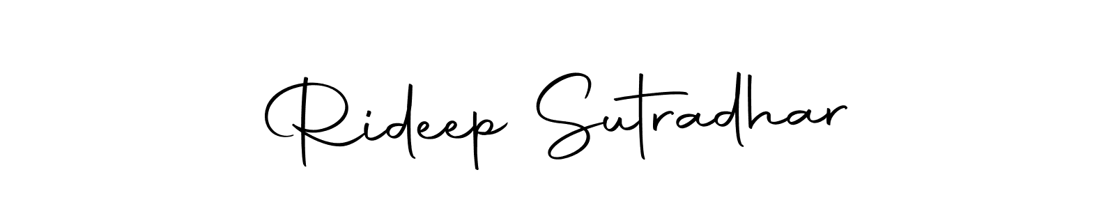 Make a beautiful signature design for name Rideep Sutradhar. Use this online signature maker to create a handwritten signature for free. Rideep Sutradhar signature style 10 images and pictures png