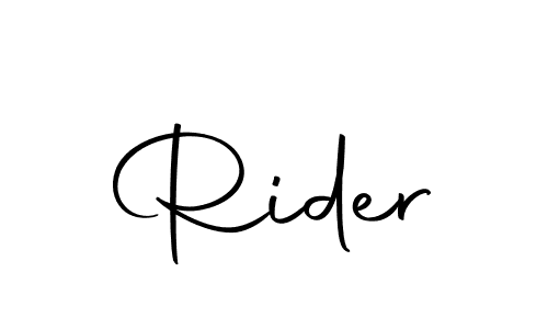 Make a beautiful signature design for name Rider. With this signature (Autography-DOLnW) style, you can create a handwritten signature for free. Rider signature style 10 images and pictures png