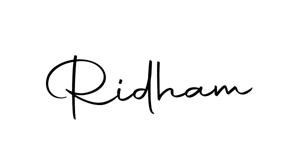 Make a short Ridham signature style. Manage your documents anywhere anytime using Autography-DOLnW. Create and add eSignatures, submit forms, share and send files easily. Ridham signature style 10 images and pictures png