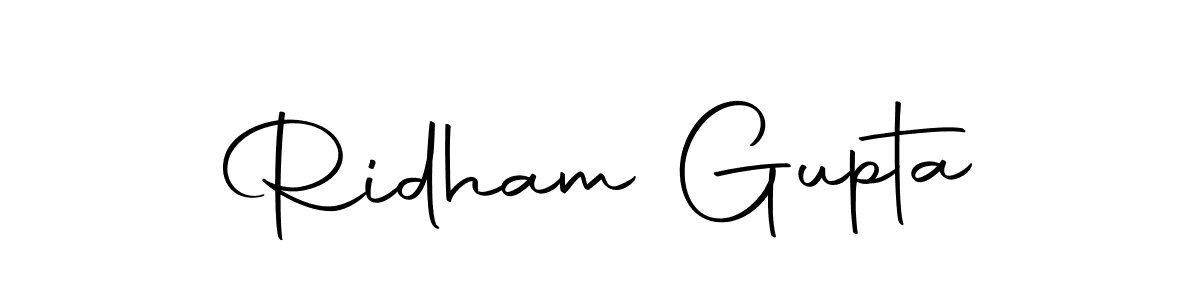 Ridham Gupta stylish signature style. Best Handwritten Sign (Autography-DOLnW) for my name. Handwritten Signature Collection Ideas for my name Ridham Gupta. Ridham Gupta signature style 10 images and pictures png