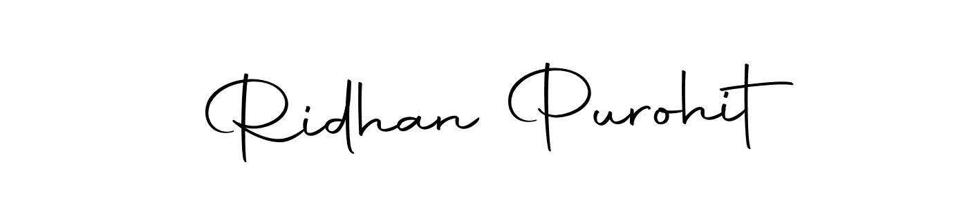 if you are searching for the best signature style for your name Ridhan Purohit. so please give up your signature search. here we have designed multiple signature styles  using Autography-DOLnW. Ridhan Purohit signature style 10 images and pictures png