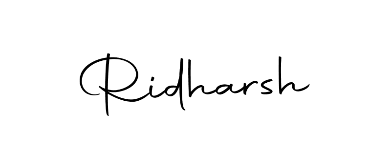 You can use this online signature creator to create a handwritten signature for the name Ridharsh. This is the best online autograph maker. Ridharsh signature style 10 images and pictures png
