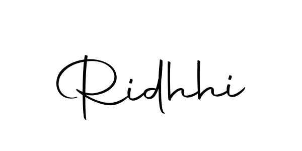 Make a beautiful signature design for name Ridhhi. Use this online signature maker to create a handwritten signature for free. Ridhhi signature style 10 images and pictures png