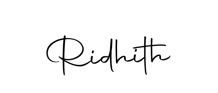 You can use this online signature creator to create a handwritten signature for the name Ridhith. This is the best online autograph maker. Ridhith signature style 10 images and pictures png