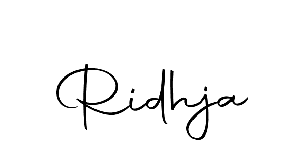 You can use this online signature creator to create a handwritten signature for the name Ridhja. This is the best online autograph maker. Ridhja signature style 10 images and pictures png