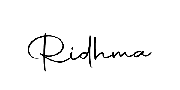 You can use this online signature creator to create a handwritten signature for the name Ridhma. This is the best online autograph maker. Ridhma signature style 10 images and pictures png