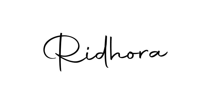 Make a beautiful signature design for name Ridhora. Use this online signature maker to create a handwritten signature for free. Ridhora signature style 10 images and pictures png