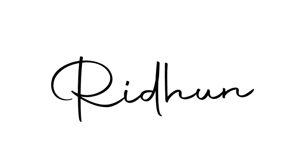 How to make Ridhun name signature. Use Autography-DOLnW style for creating short signs online. This is the latest handwritten sign. Ridhun signature style 10 images and pictures png