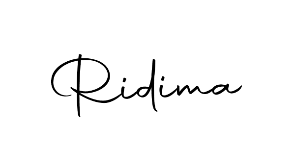 Use a signature maker to create a handwritten signature online. With this signature software, you can design (Autography-DOLnW) your own signature for name Ridima. Ridima signature style 10 images and pictures png