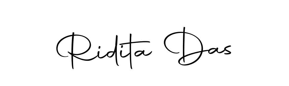 Create a beautiful signature design for name Ridita Das. With this signature (Autography-DOLnW) fonts, you can make a handwritten signature for free. Ridita Das signature style 10 images and pictures png