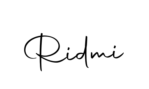 Make a beautiful signature design for name Ridmi. Use this online signature maker to create a handwritten signature for free. Ridmi signature style 10 images and pictures png