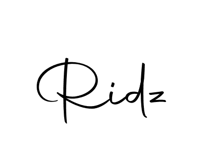 Also we have Ridz name is the best signature style. Create professional handwritten signature collection using Autography-DOLnW autograph style. Ridz signature style 10 images and pictures png