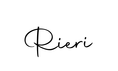 Create a beautiful signature design for name Rieri. With this signature (Autography-DOLnW) fonts, you can make a handwritten signature for free. Rieri signature style 10 images and pictures png