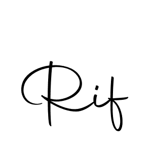 How to make Rif signature? Autography-DOLnW is a professional autograph style. Create handwritten signature for Rif name. Rif signature style 10 images and pictures png