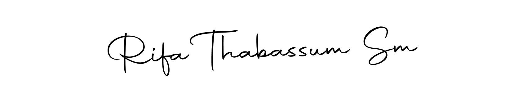 Make a beautiful signature design for name Rifa Thabassum Sm. Use this online signature maker to create a handwritten signature for free. Rifa Thabassum Sm signature style 10 images and pictures png