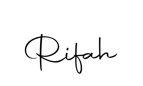 How to make Rifah signature? Autography-DOLnW is a professional autograph style. Create handwritten signature for Rifah name. Rifah signature style 10 images and pictures png