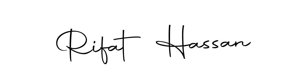 Make a beautiful signature design for name Rifat Hassan. Use this online signature maker to create a handwritten signature for free. Rifat Hassan signature style 10 images and pictures png