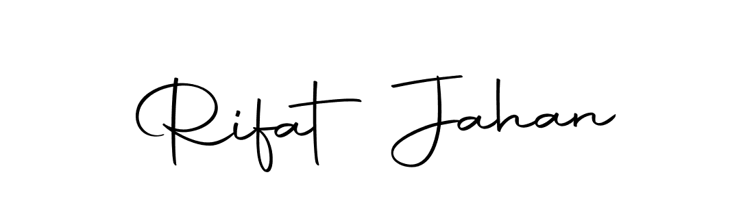 Rifat Jahan stylish signature style. Best Handwritten Sign (Autography-DOLnW) for my name. Handwritten Signature Collection Ideas for my name Rifat Jahan. Rifat Jahan signature style 10 images and pictures png