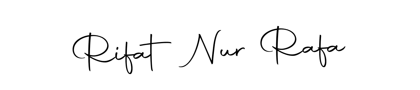 You can use this online signature creator to create a handwritten signature for the name Rifat Nur Rafa. This is the best online autograph maker. Rifat Nur Rafa signature style 10 images and pictures png