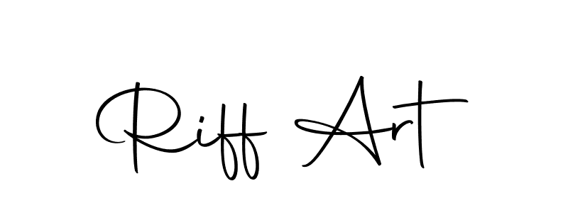 Design your own signature with our free online signature maker. With this signature software, you can create a handwritten (Autography-DOLnW) signature for name Riff Art. Riff Art signature style 10 images and pictures png