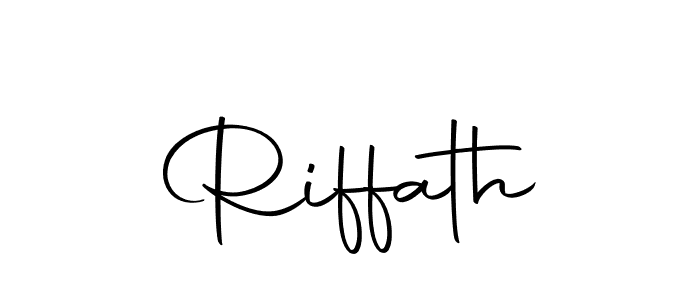 Riffath stylish signature style. Best Handwritten Sign (Autography-DOLnW) for my name. Handwritten Signature Collection Ideas for my name Riffath. Riffath signature style 10 images and pictures png