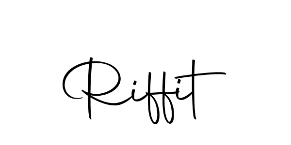 Use a signature maker to create a handwritten signature online. With this signature software, you can design (Autography-DOLnW) your own signature for name Riffit. Riffit signature style 10 images and pictures png