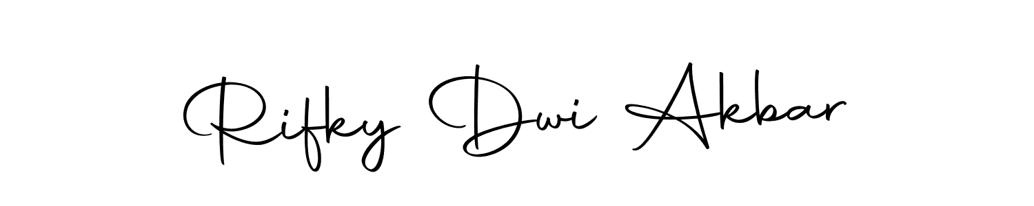 if you are searching for the best signature style for your name Rifky Dwi Akbar. so please give up your signature search. here we have designed multiple signature styles  using Autography-DOLnW. Rifky Dwi Akbar signature style 10 images and pictures png