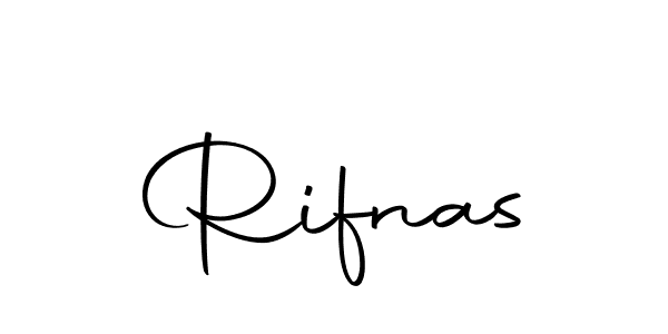 Make a beautiful signature design for name Rifnas. With this signature (Autography-DOLnW) style, you can create a handwritten signature for free. Rifnas signature style 10 images and pictures png