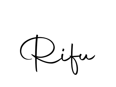 How to make Rifu signature? Autography-DOLnW is a professional autograph style. Create handwritten signature for Rifu name. Rifu signature style 10 images and pictures png