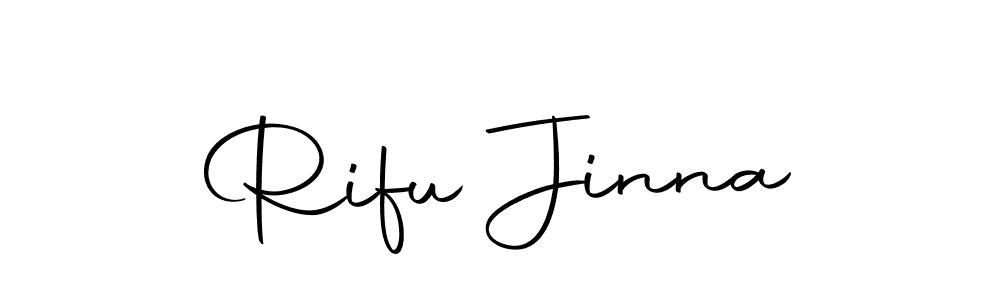 Make a beautiful signature design for name Rifu Jinna. With this signature (Autography-DOLnW) style, you can create a handwritten signature for free. Rifu Jinna signature style 10 images and pictures png