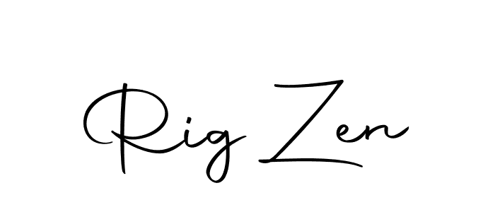 How to make Rig Zen name signature. Use Autography-DOLnW style for creating short signs online. This is the latest handwritten sign. Rig Zen signature style 10 images and pictures png