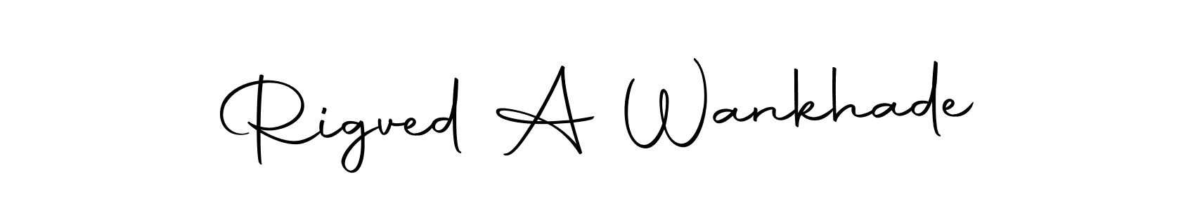 Use a signature maker to create a handwritten signature online. With this signature software, you can design (Autography-DOLnW) your own signature for name Rigved A Wankhade. Rigved A Wankhade signature style 10 images and pictures png