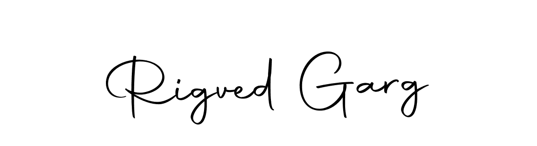 Rigved Garg stylish signature style. Best Handwritten Sign (Autography-DOLnW) for my name. Handwritten Signature Collection Ideas for my name Rigved Garg. Rigved Garg signature style 10 images and pictures png