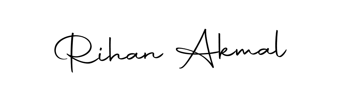 Make a beautiful signature design for name Rihan Akmal. With this signature (Autography-DOLnW) style, you can create a handwritten signature for free. Rihan Akmal signature style 10 images and pictures png