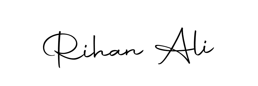 You should practise on your own different ways (Autography-DOLnW) to write your name (Rihan Ali) in signature. don't let someone else do it for you. Rihan Ali signature style 10 images and pictures png