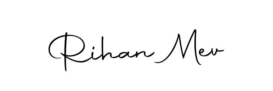 You can use this online signature creator to create a handwritten signature for the name Rihan Mev. This is the best online autograph maker. Rihan Mev signature style 10 images and pictures png