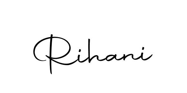 Make a beautiful signature design for name Rihani. Use this online signature maker to create a handwritten signature for free. Rihani signature style 10 images and pictures png