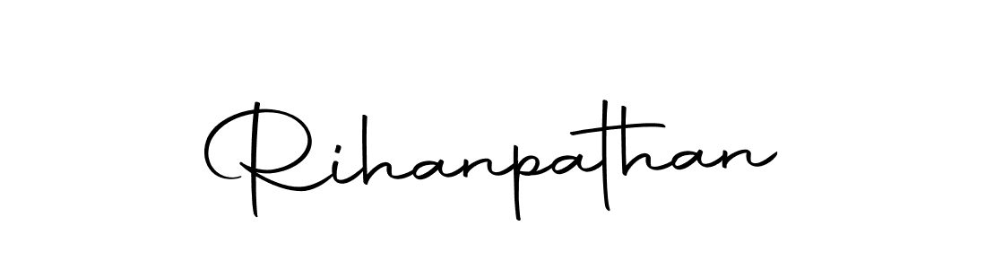 How to make Rihanpathan name signature. Use Autography-DOLnW style for creating short signs online. This is the latest handwritten sign. Rihanpathan signature style 10 images and pictures png