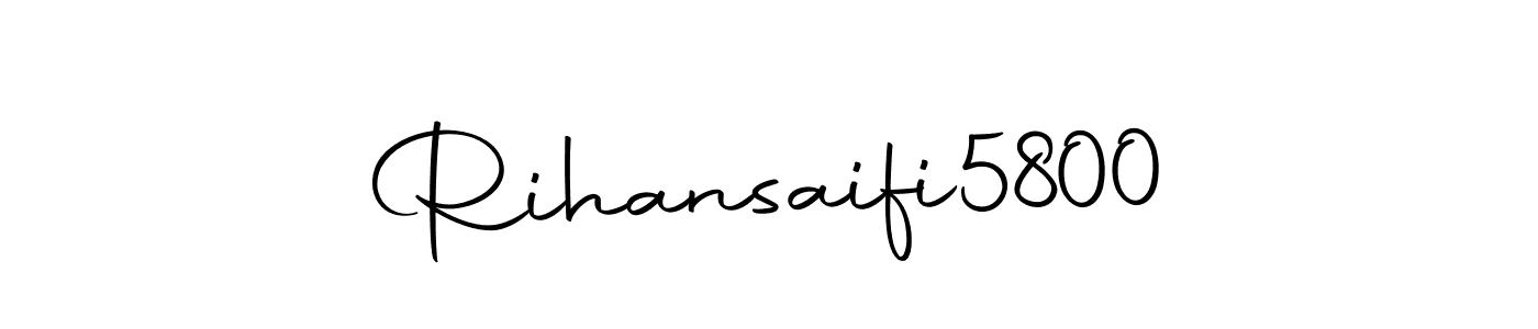 How to make Rihansaifi5800 name signature. Use Autography-DOLnW style for creating short signs online. This is the latest handwritten sign. Rihansaifi5800 signature style 10 images and pictures png