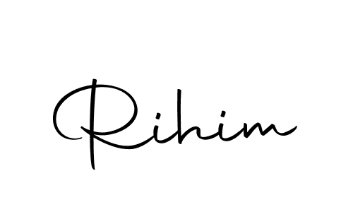 Here are the top 10 professional signature styles for the name Rihim. These are the best autograph styles you can use for your name. Rihim signature style 10 images and pictures png