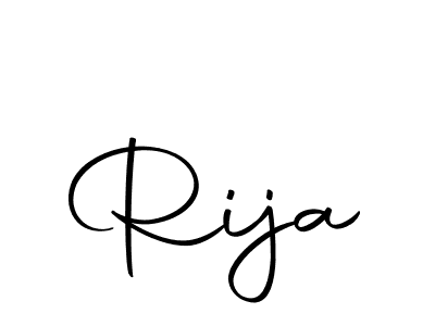 How to make Rija signature? Autography-DOLnW is a professional autograph style. Create handwritten signature for Rija name. Rija signature style 10 images and pictures png