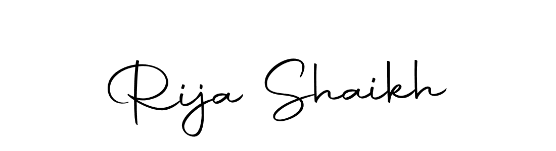 if you are searching for the best signature style for your name Rija Shaikh. so please give up your signature search. here we have designed multiple signature styles  using Autography-DOLnW. Rija Shaikh signature style 10 images and pictures png