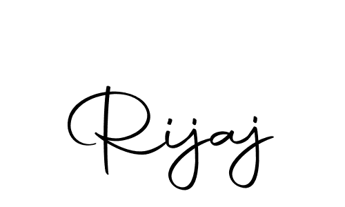 Rijaj stylish signature style. Best Handwritten Sign (Autography-DOLnW) for my name. Handwritten Signature Collection Ideas for my name Rijaj. Rijaj signature style 10 images and pictures png