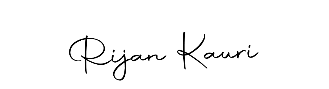 Rijan Kauri stylish signature style. Best Handwritten Sign (Autography-DOLnW) for my name. Handwritten Signature Collection Ideas for my name Rijan Kauri. Rijan Kauri signature style 10 images and pictures png