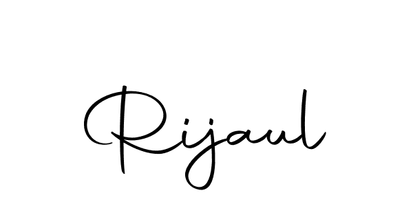 Make a beautiful signature design for name Rijaul. With this signature (Autography-DOLnW) style, you can create a handwritten signature for free. Rijaul signature style 10 images and pictures png